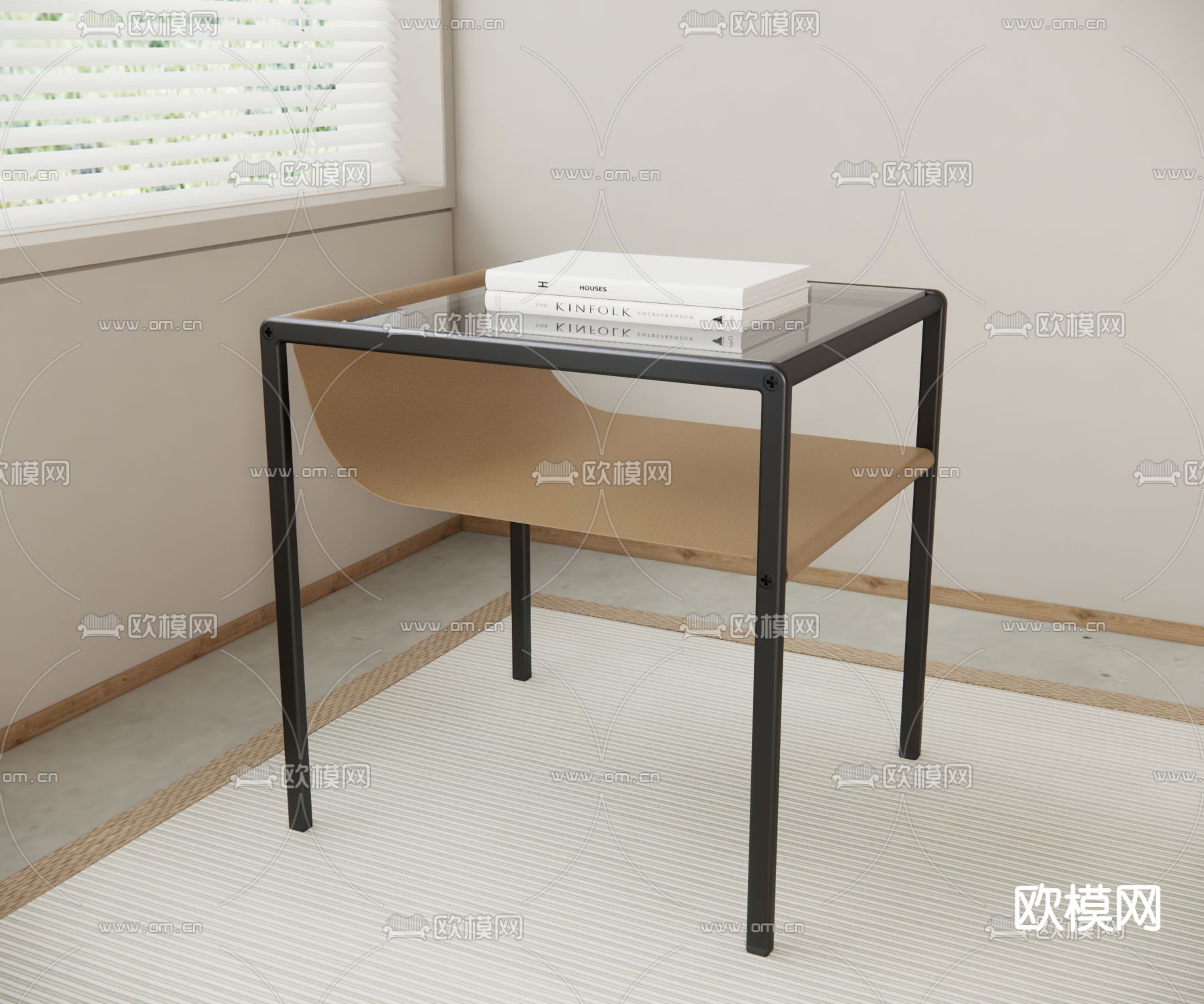 molteni c 边几 角几su模型下载（渲染图1）