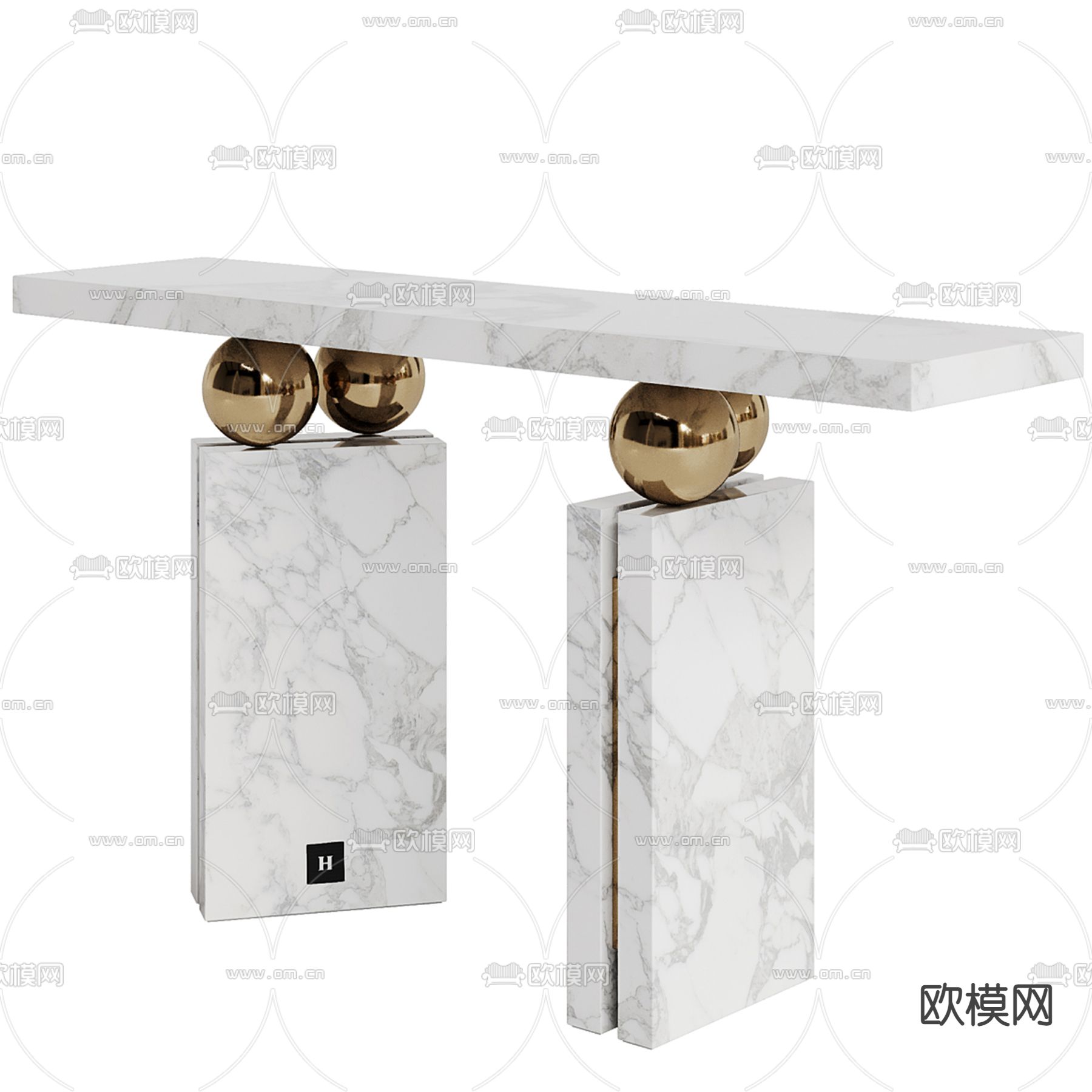 Console 玄关条案 端景台3d模型