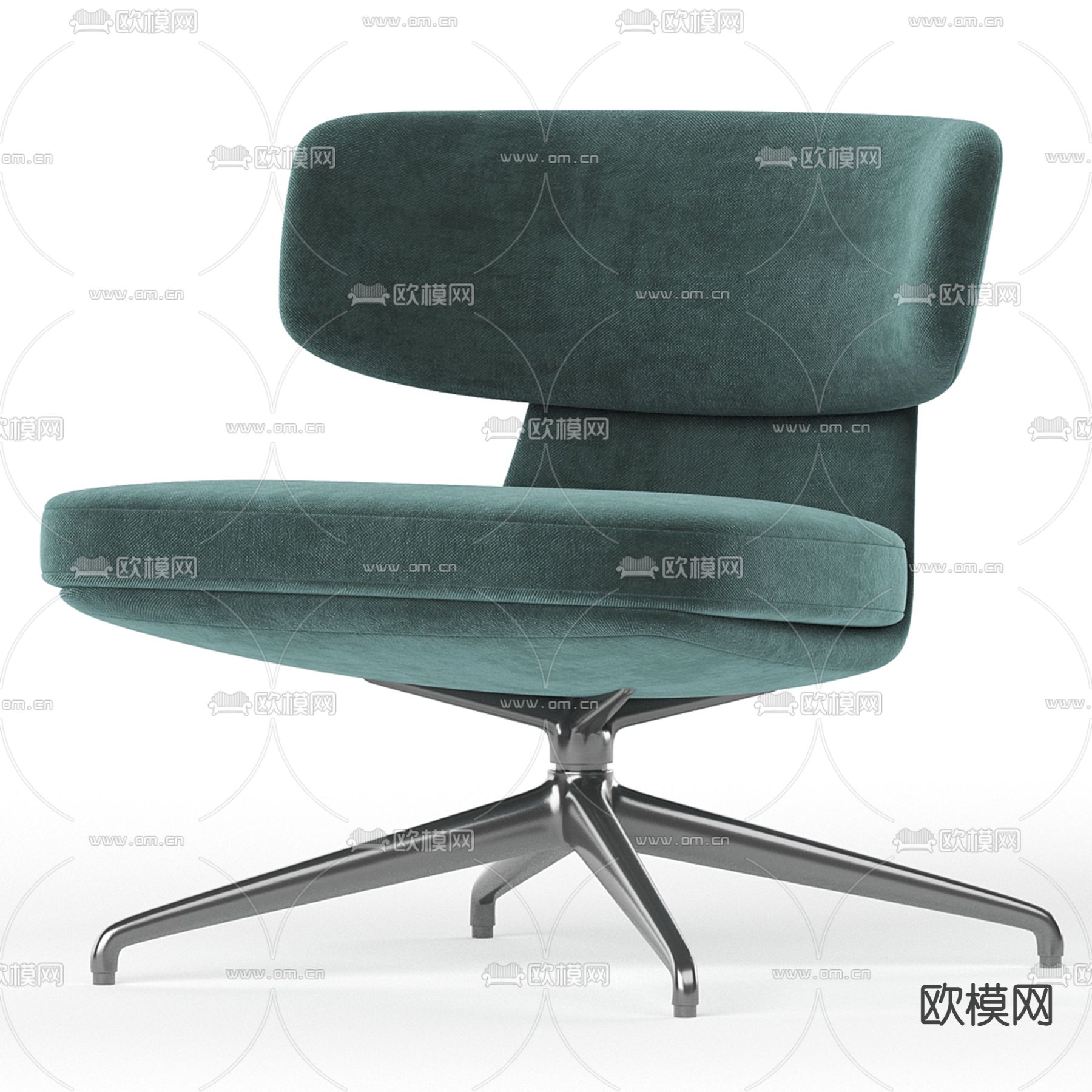 Natuzzi 现代休闲椅3d模型下载（渲染图1）