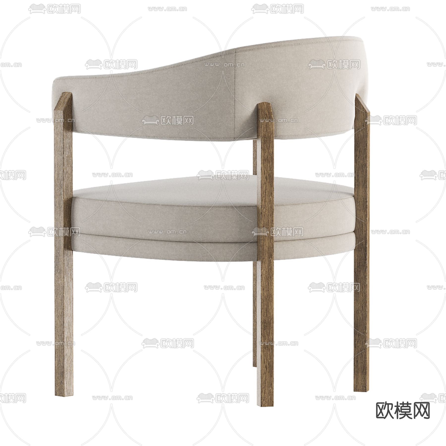 Cassina 椅子 餐椅3d模型下载（渲染图3）