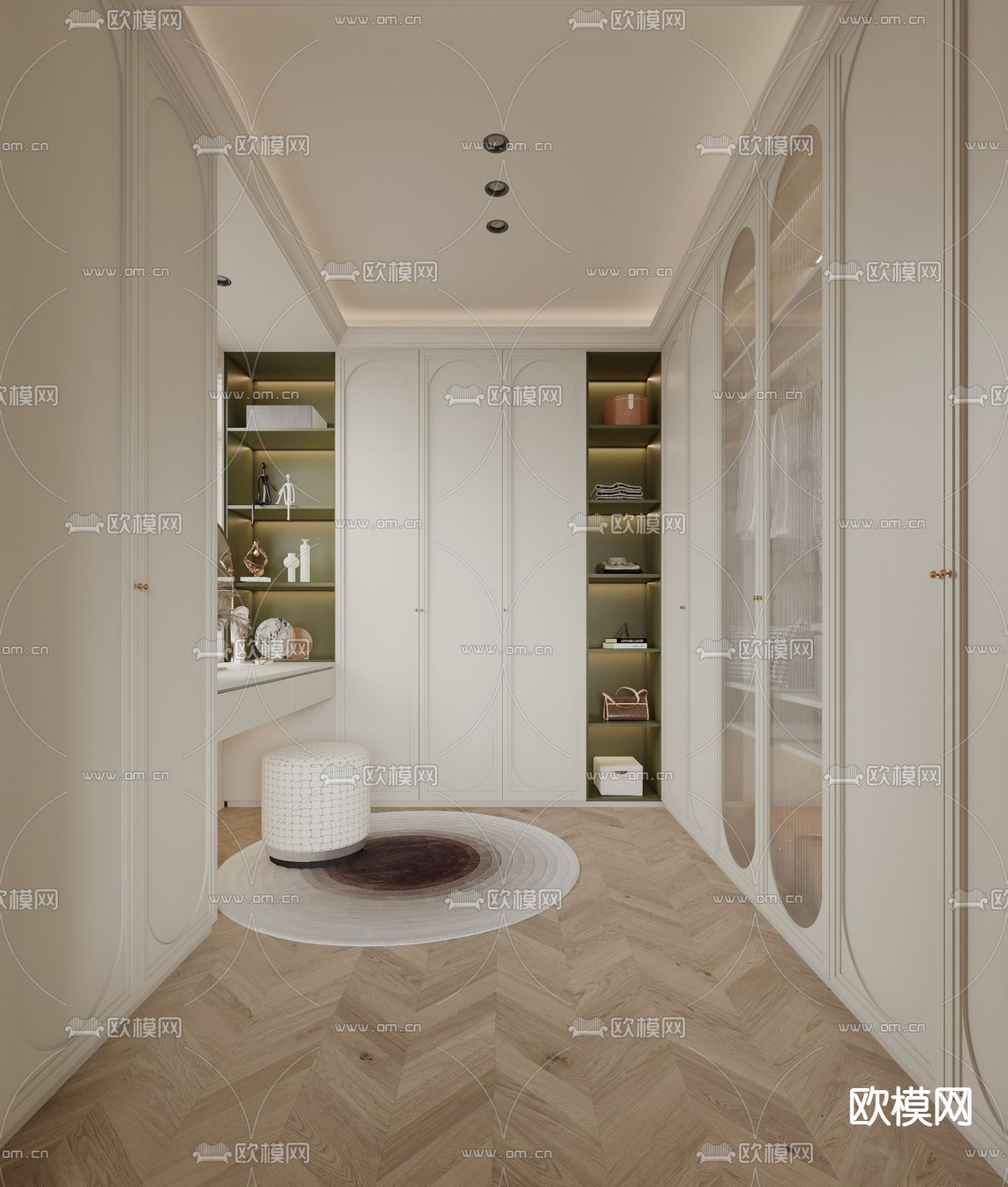 北欧客餐厅3d模型下载（渲染图3）