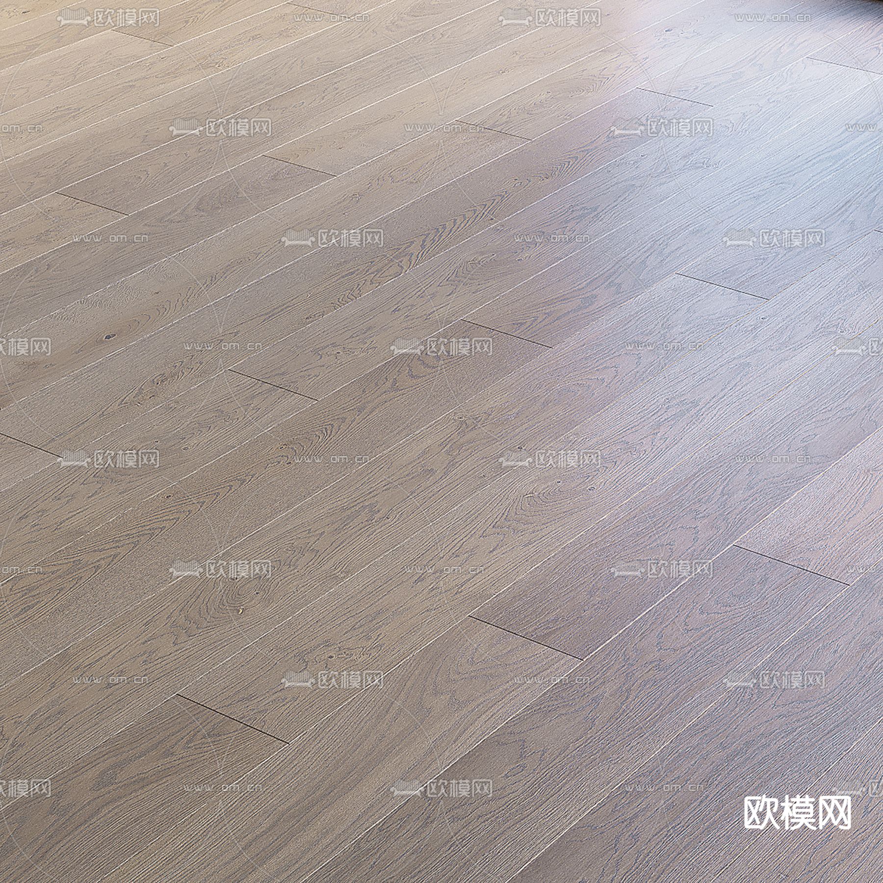 现代木地板 鱼骨纹地板3d模型下载（渲染图3）