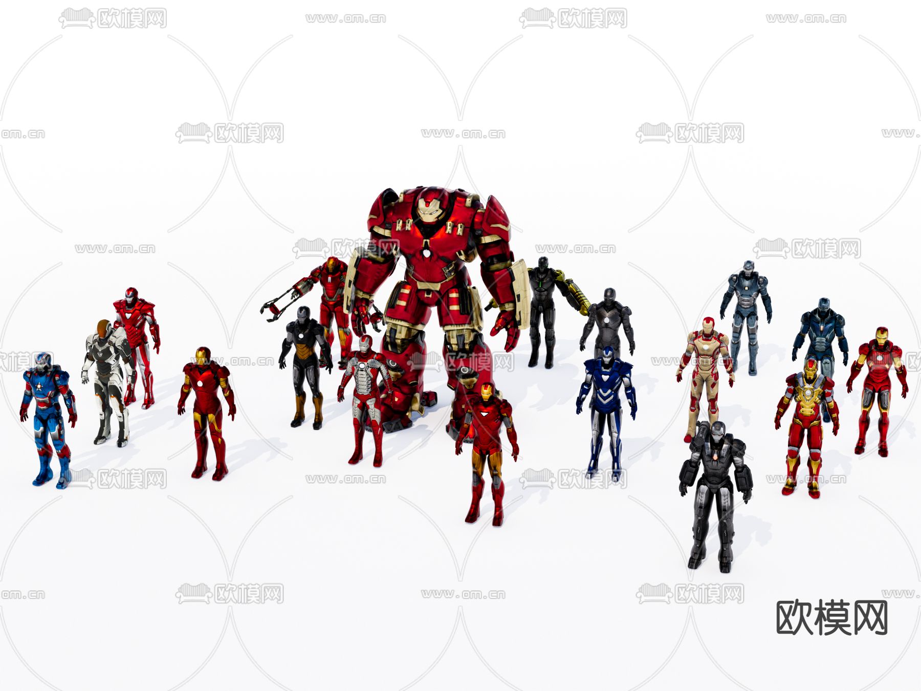 钢铁侠机器人su模型下载（渲染图1）