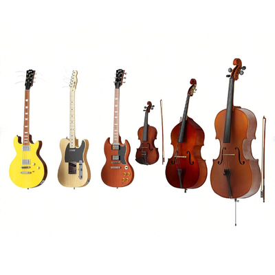  吉他 小提琴 大提琴su模型 