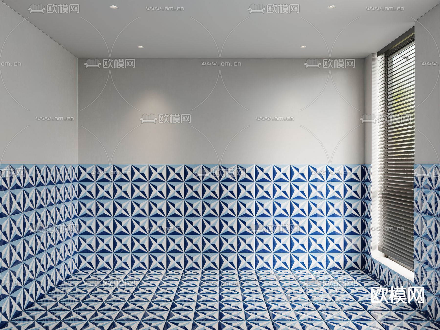 地砖 花砖3d模型下载