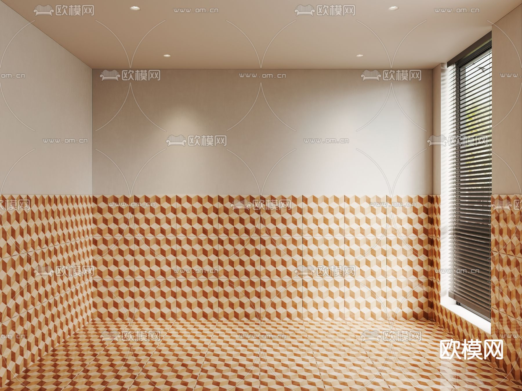 地砖 花砖3d模型下载