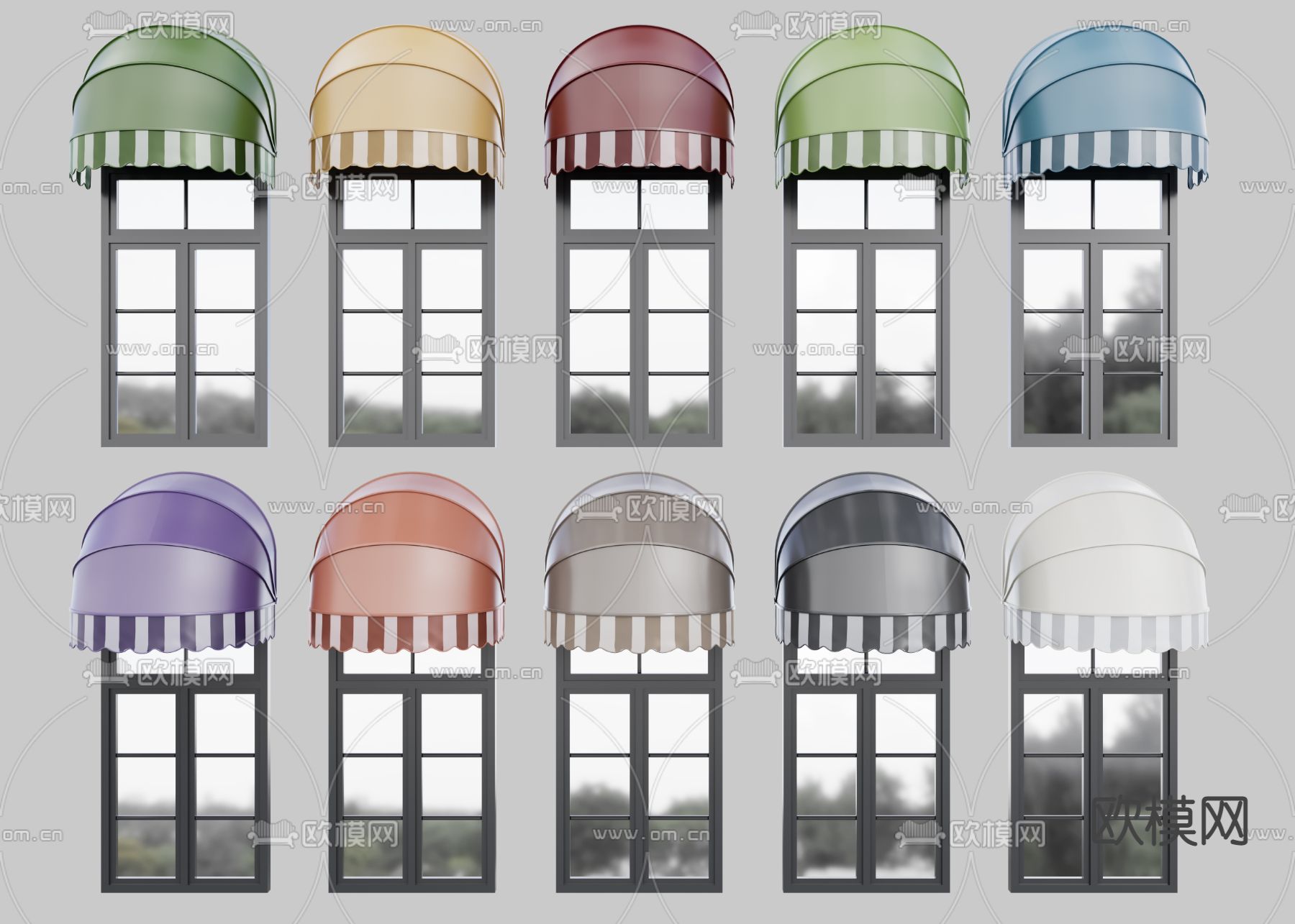 雨棚 遮阳棚3d模型下载