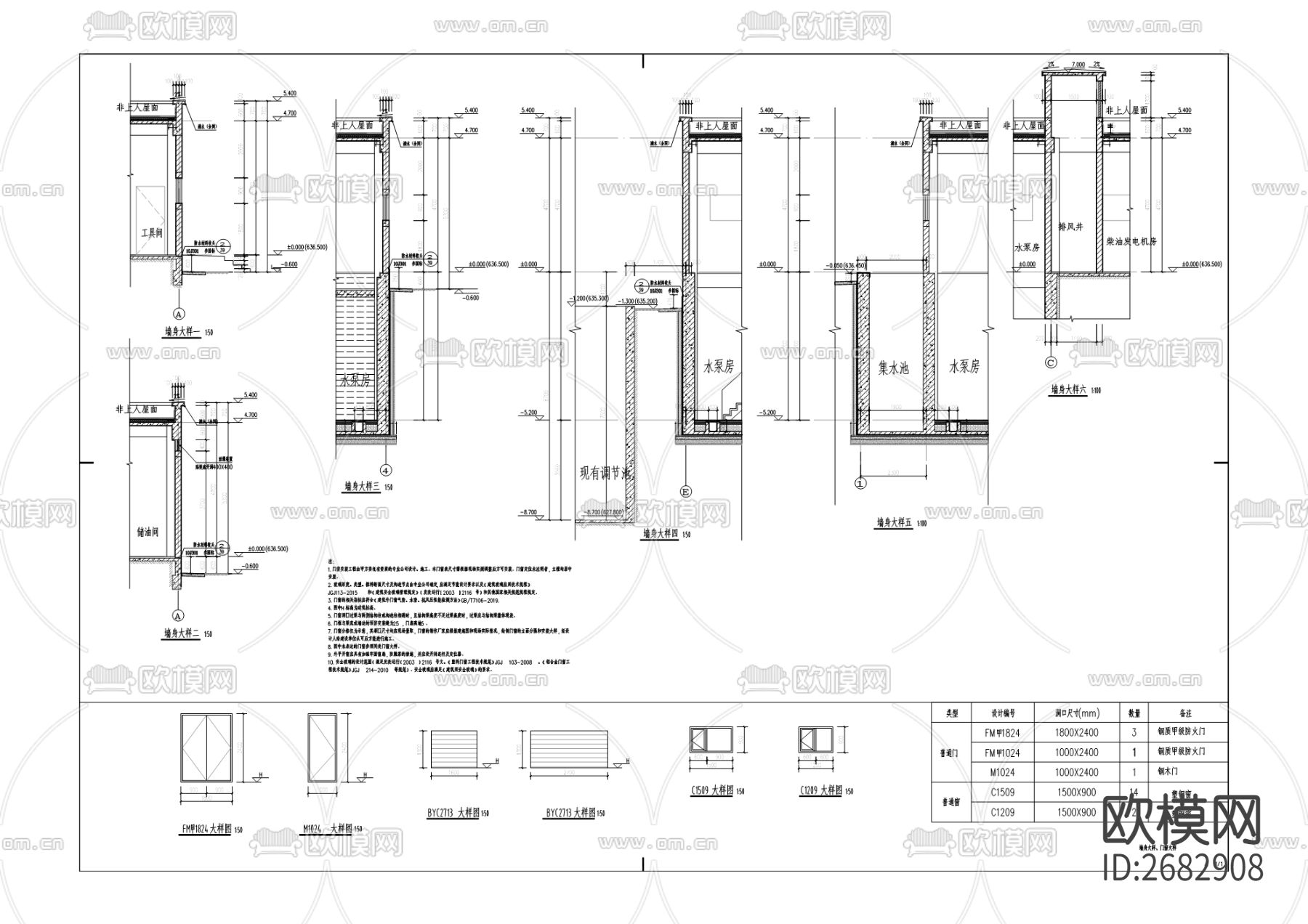 工业固体废物处置场工程技改cad施工图下载（渲染图5）