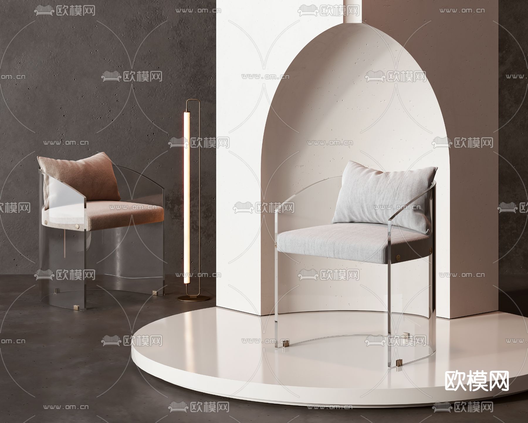 现代椅子 休闲椅3d模型下载