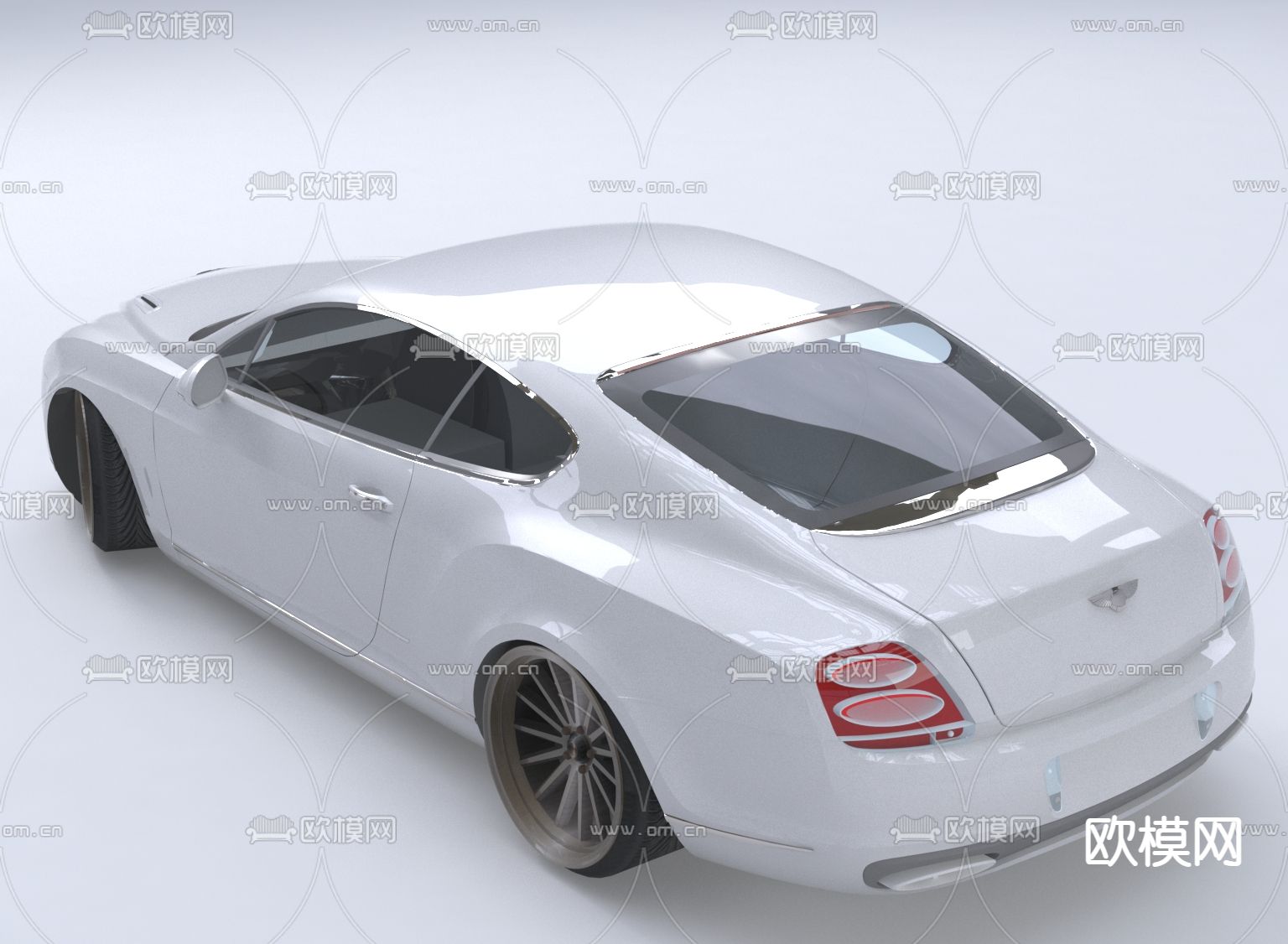 宾利汽车 轿车3d模型下载（渲染图2）