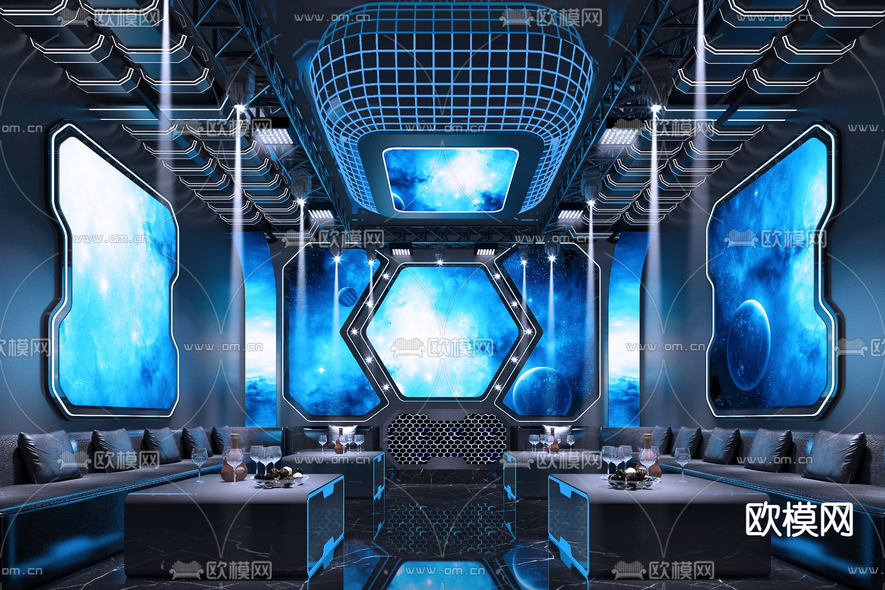 KVT包房3d模型下载