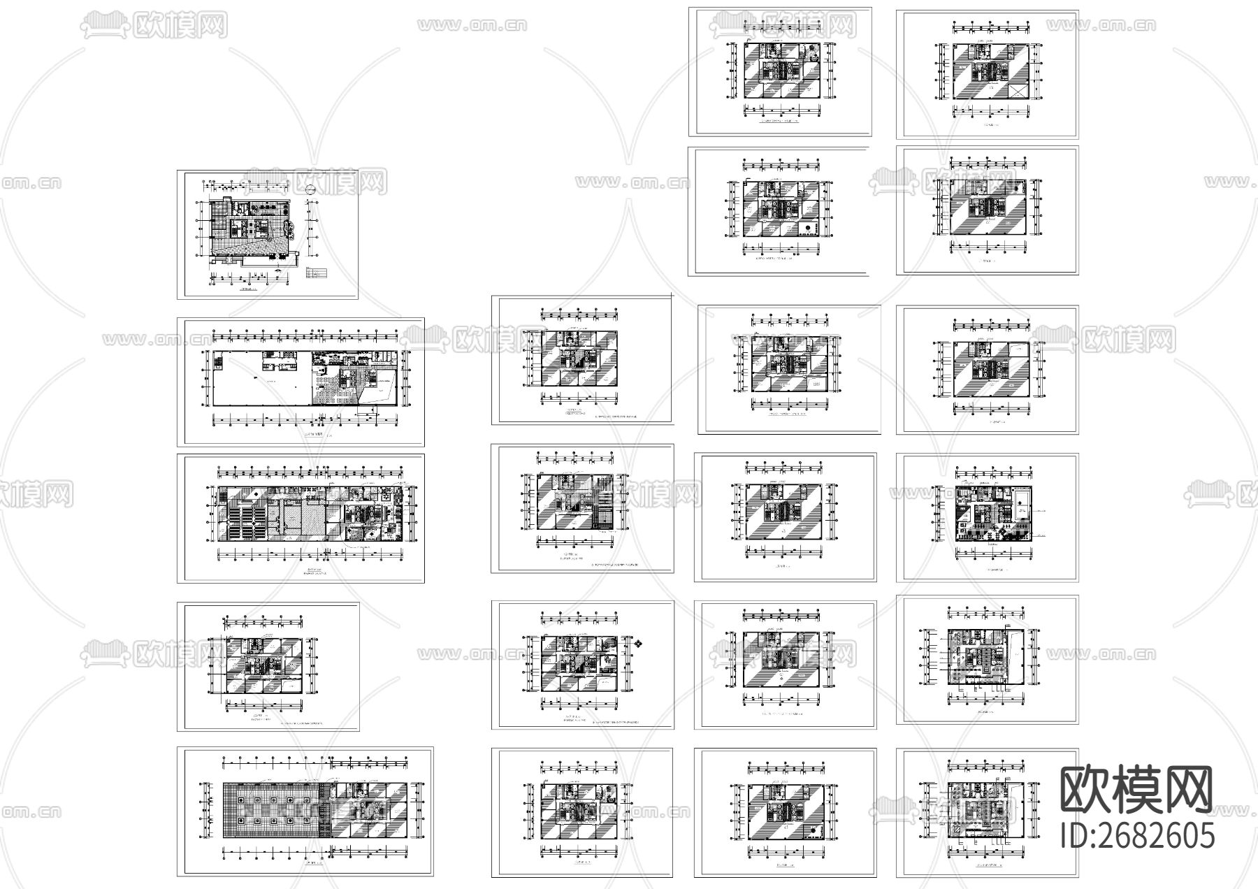 某电视台办公楼cad施工图下载（渲染图9）