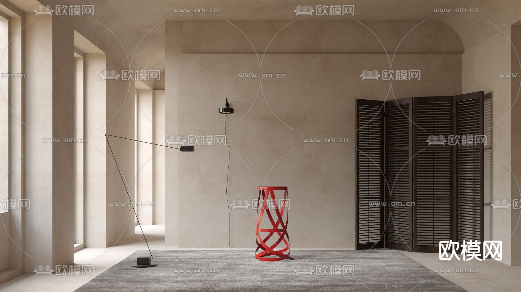 Cappellini 吧椅 吧凳3d模型下载