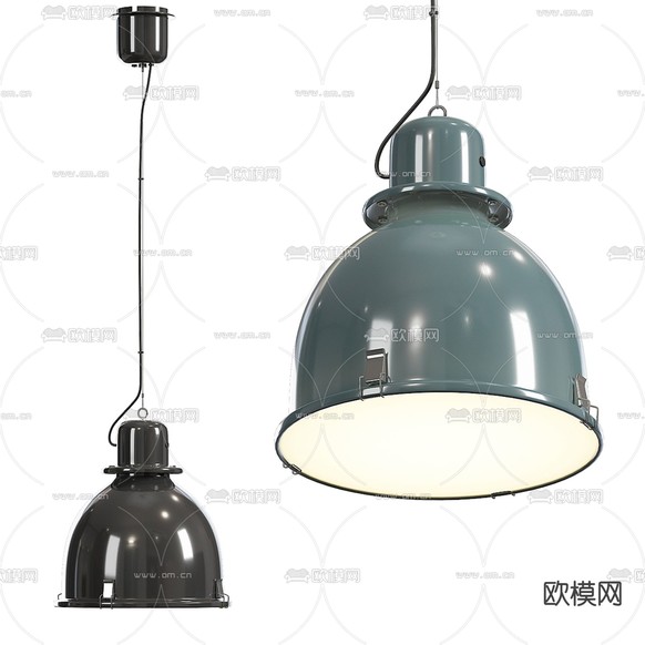 Svartnora 工业风吊灯3d模型下载