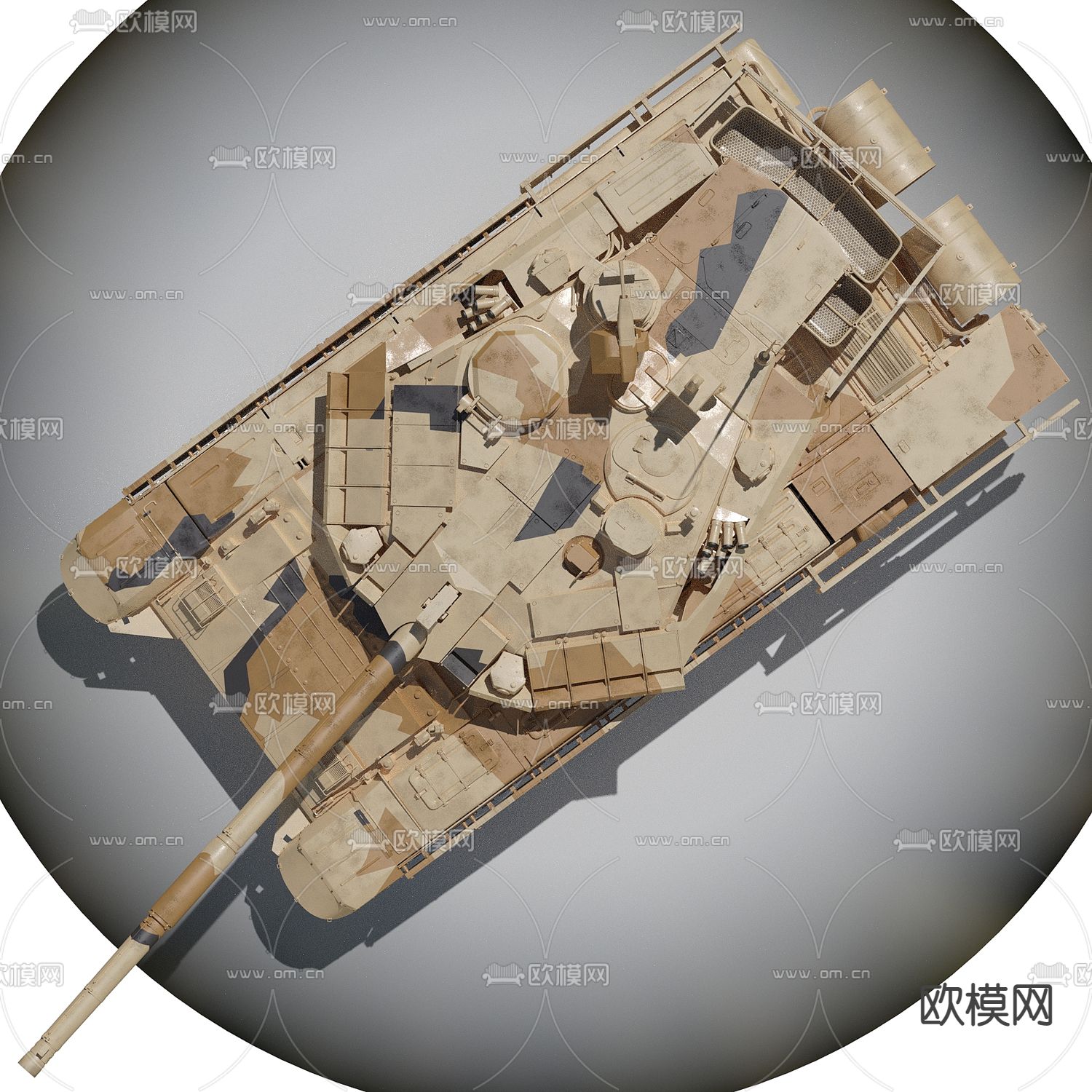 T90СМ坦克 装甲车3d模型