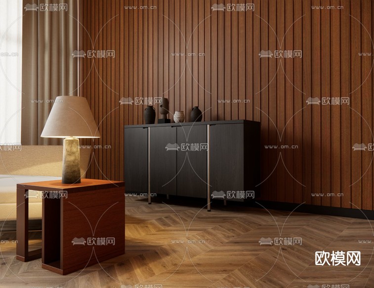 molteni 边柜 斗柜3d模型下载
