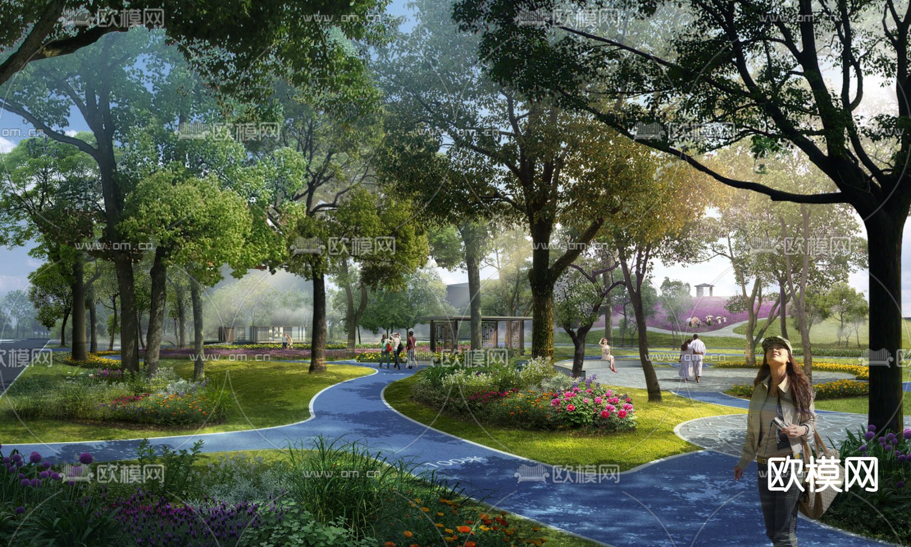 口袋公园psd下载