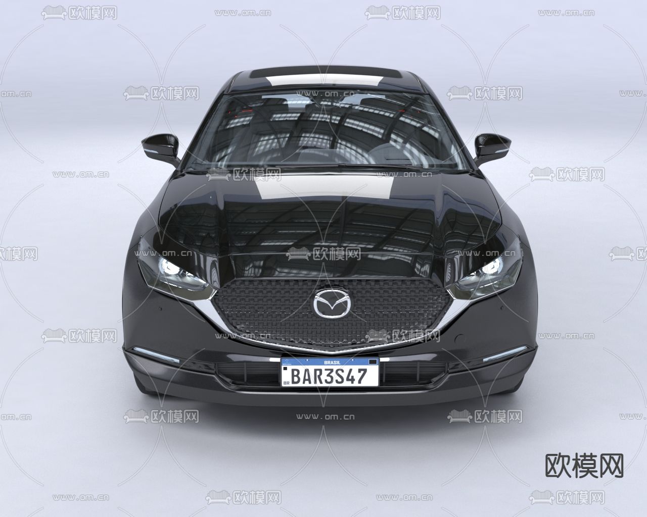 汽车 轿车3d模型下载（渲染图2）