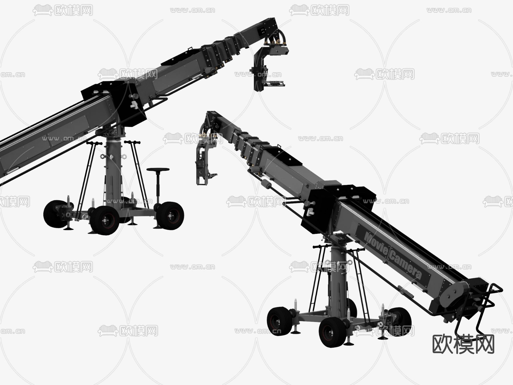 机械臂吊车 摄影吊车3d模型下载