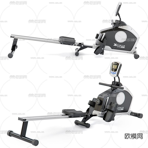 现代划船训练器3d模型下载(渲染图1)