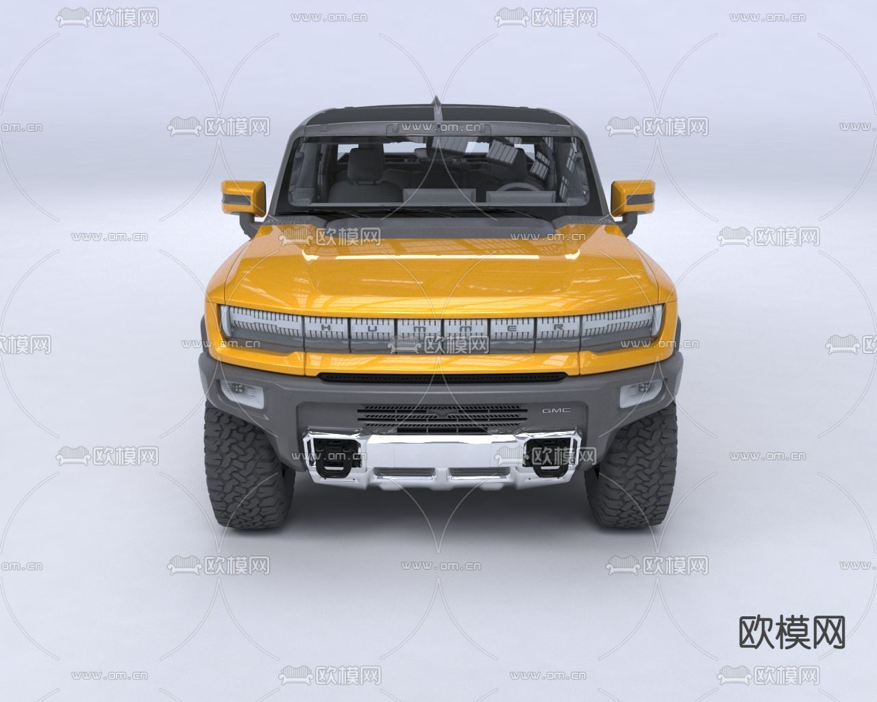 悍马 汽车3d模型下载（渲染图3）