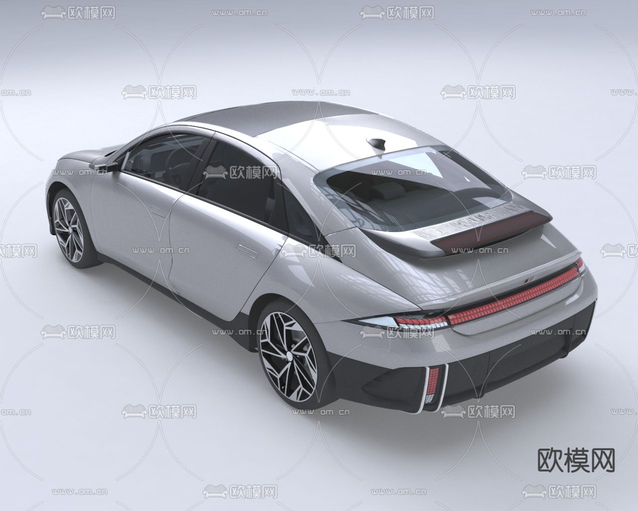 汽车 轿车3d模型下载（渲染图2）