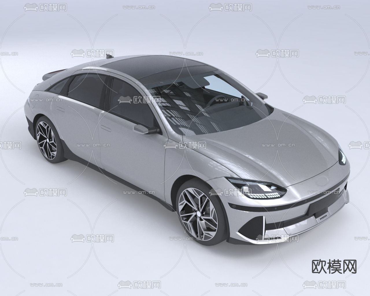 汽车 轿车3d模型下载（渲染图1）