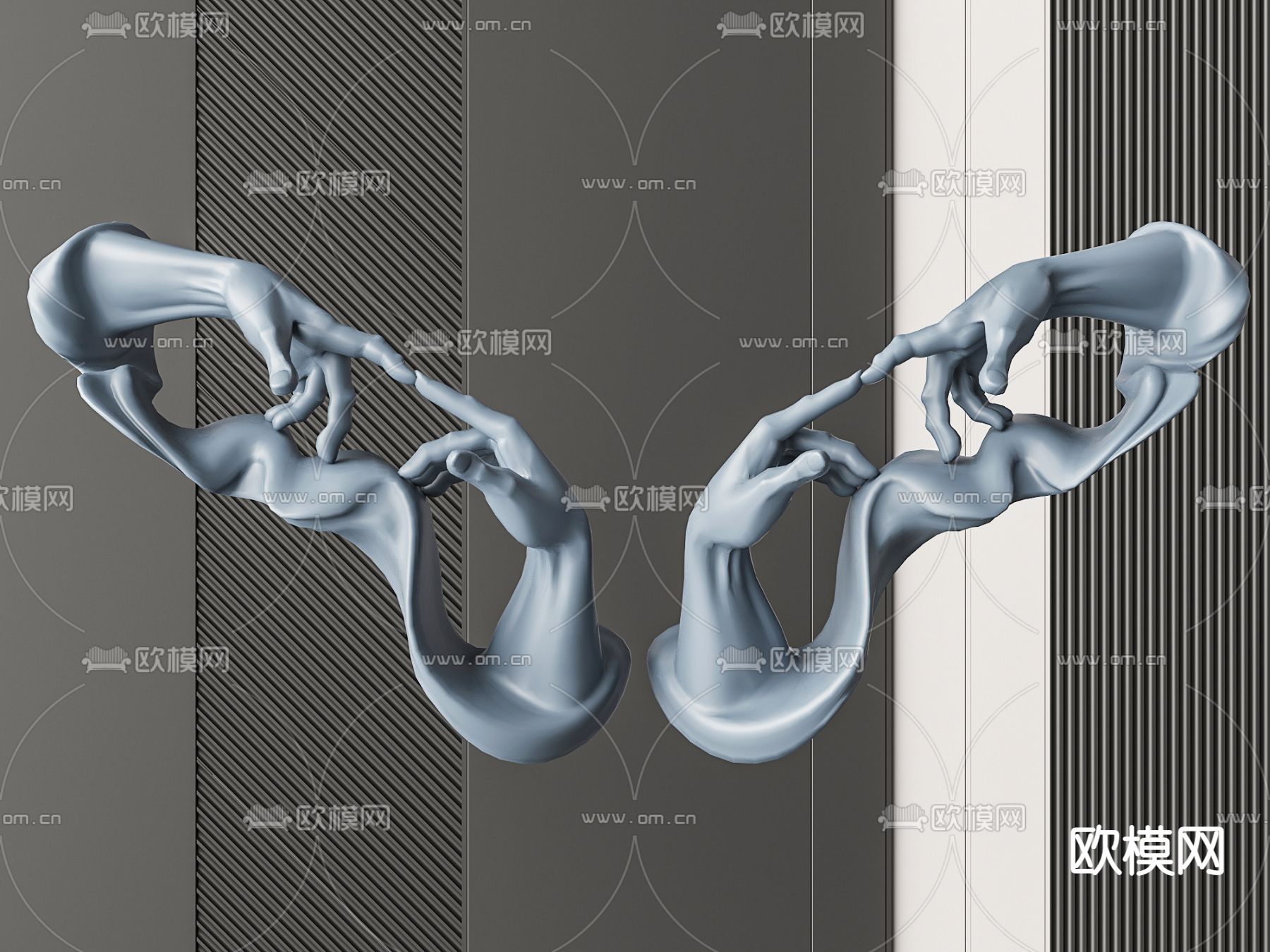 雕塑 艺术装置3d模型下载