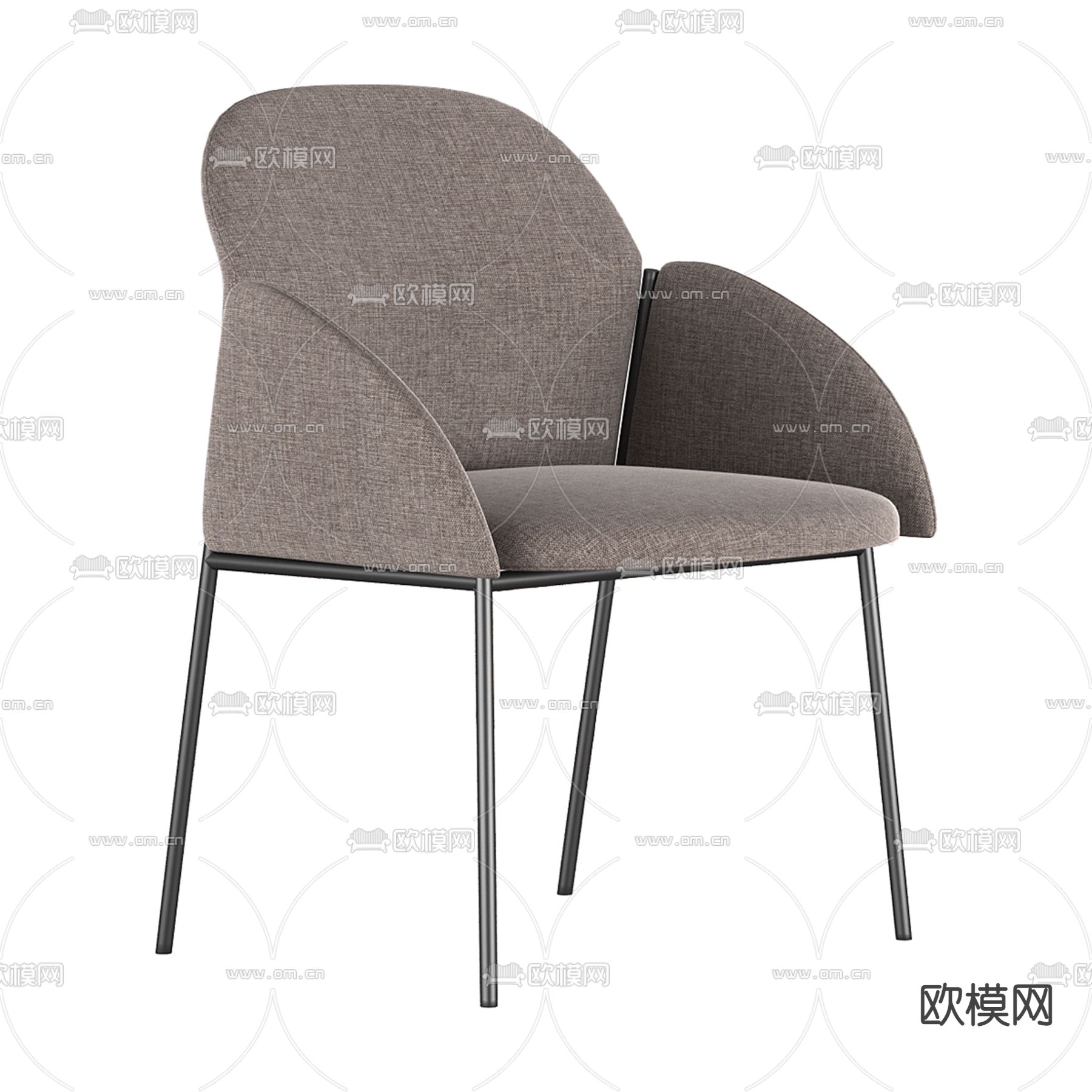 Cassina 椅子 休闲椅3d模型下载（渲染图2）