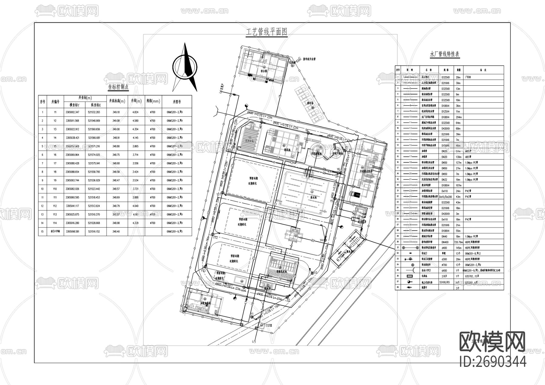 农村饮水巩固提升工程cad施工图下载（渲染图4）