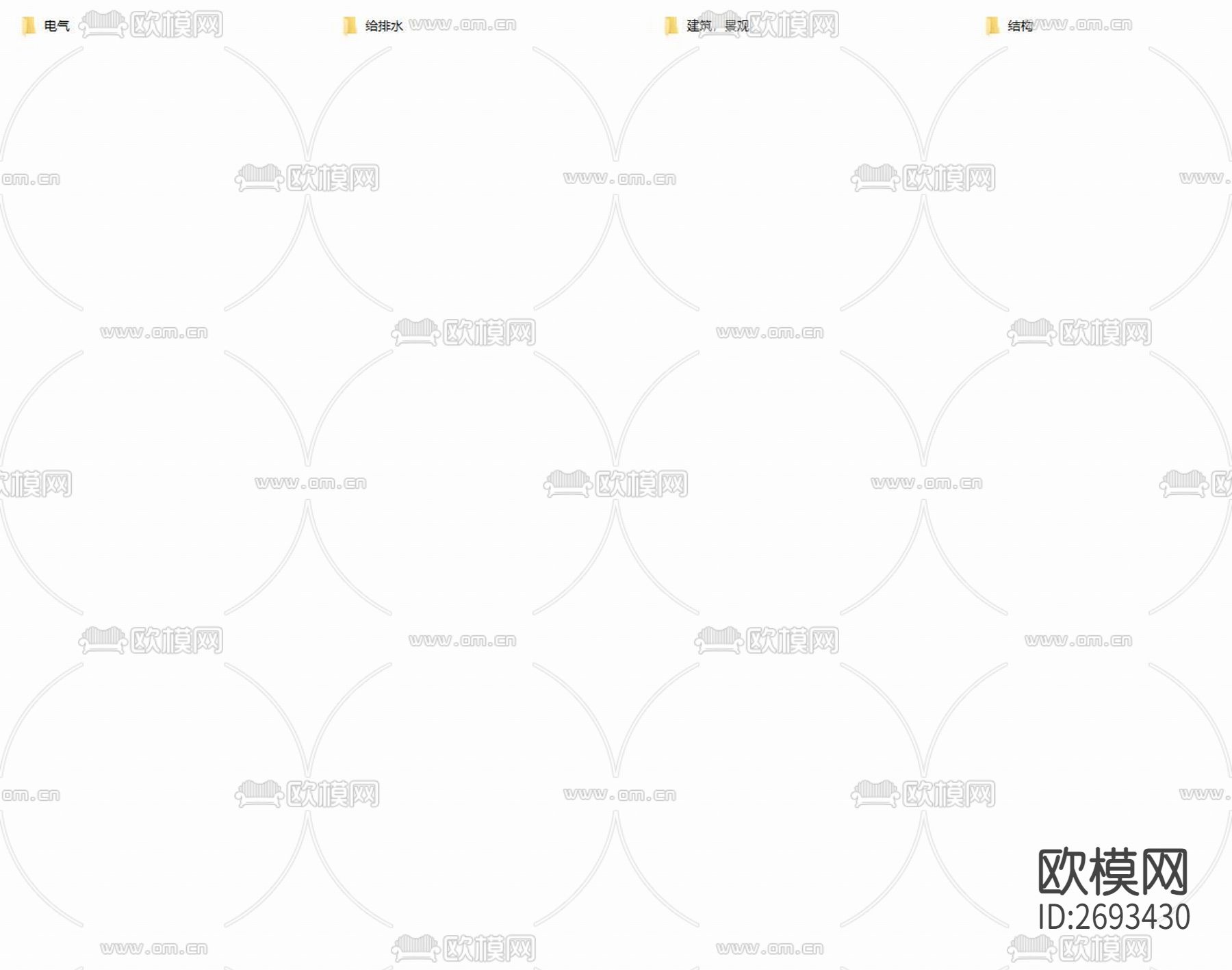 沪汉社区老旧小区改造CAD施工图下载（渲染图2）