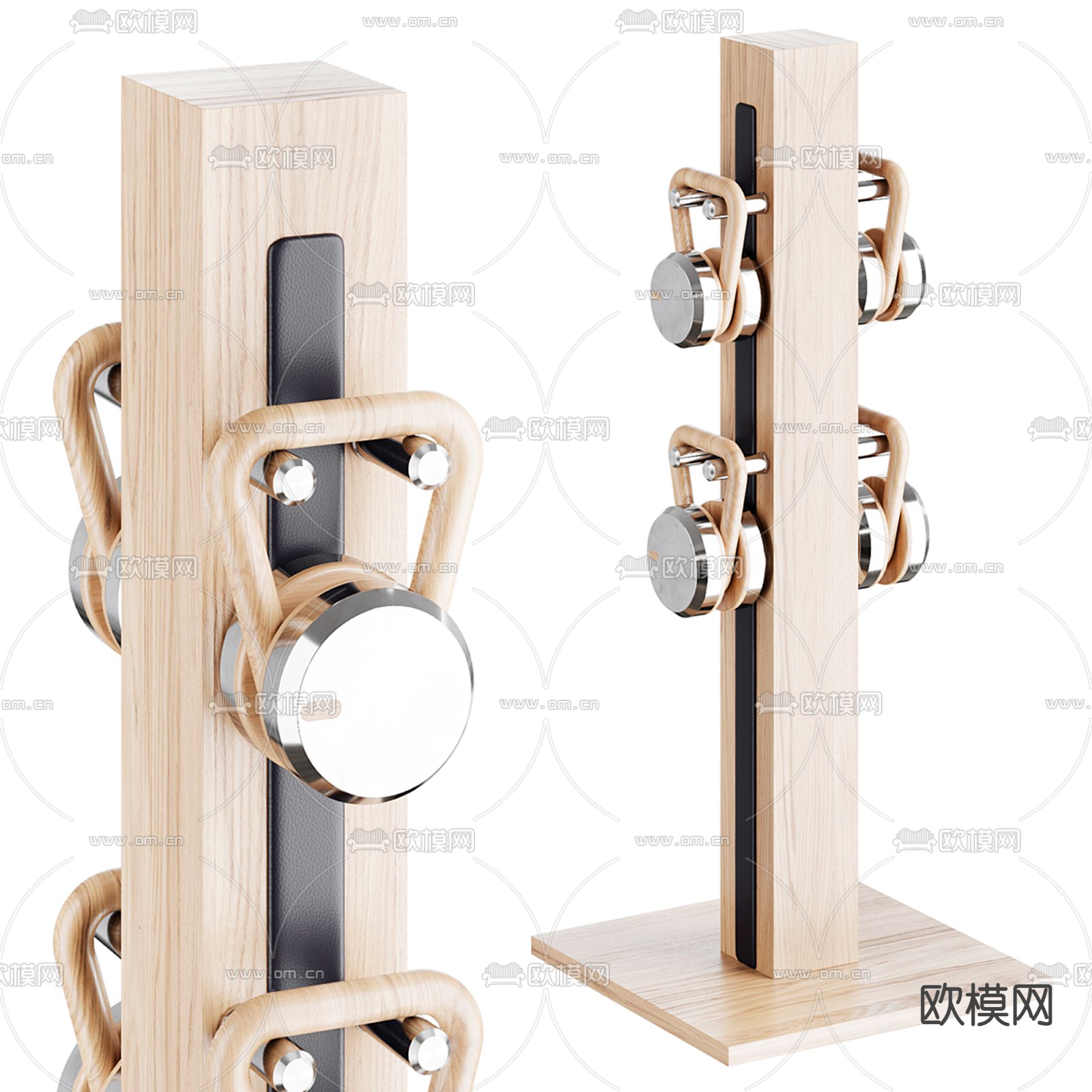 北欧健身器材3d模型下载