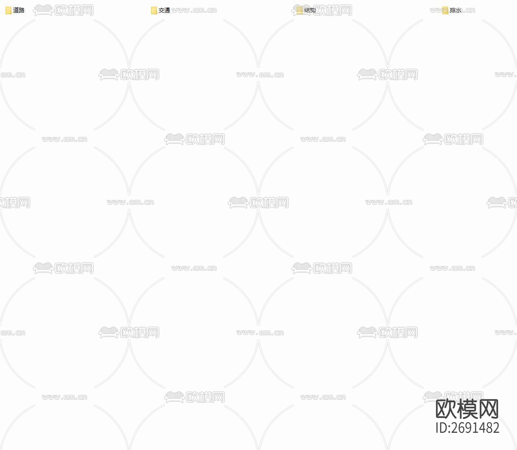 工业大道二期（长松路）cad施工图下载（渲染图9）