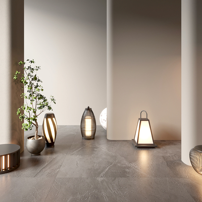  景观灯 户外灯 草坪灯su模型 