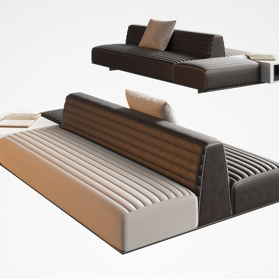  Poliform 多人沙发su模型 