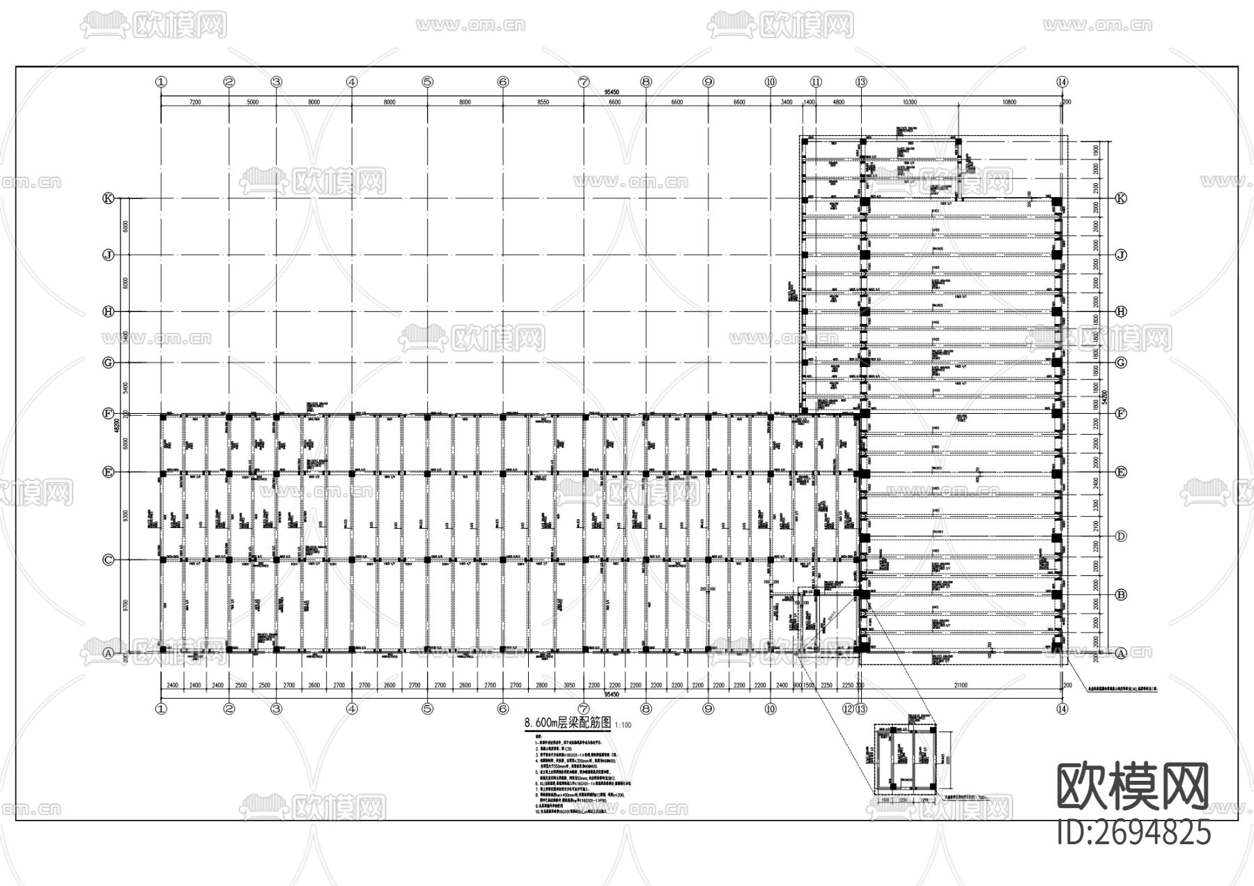 社区健身中心cad施工图下载（渲染图8）