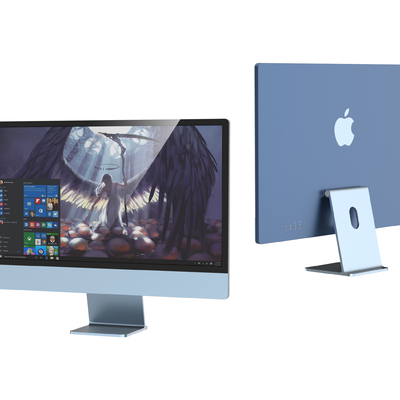  苹果电脑一体机su模型 