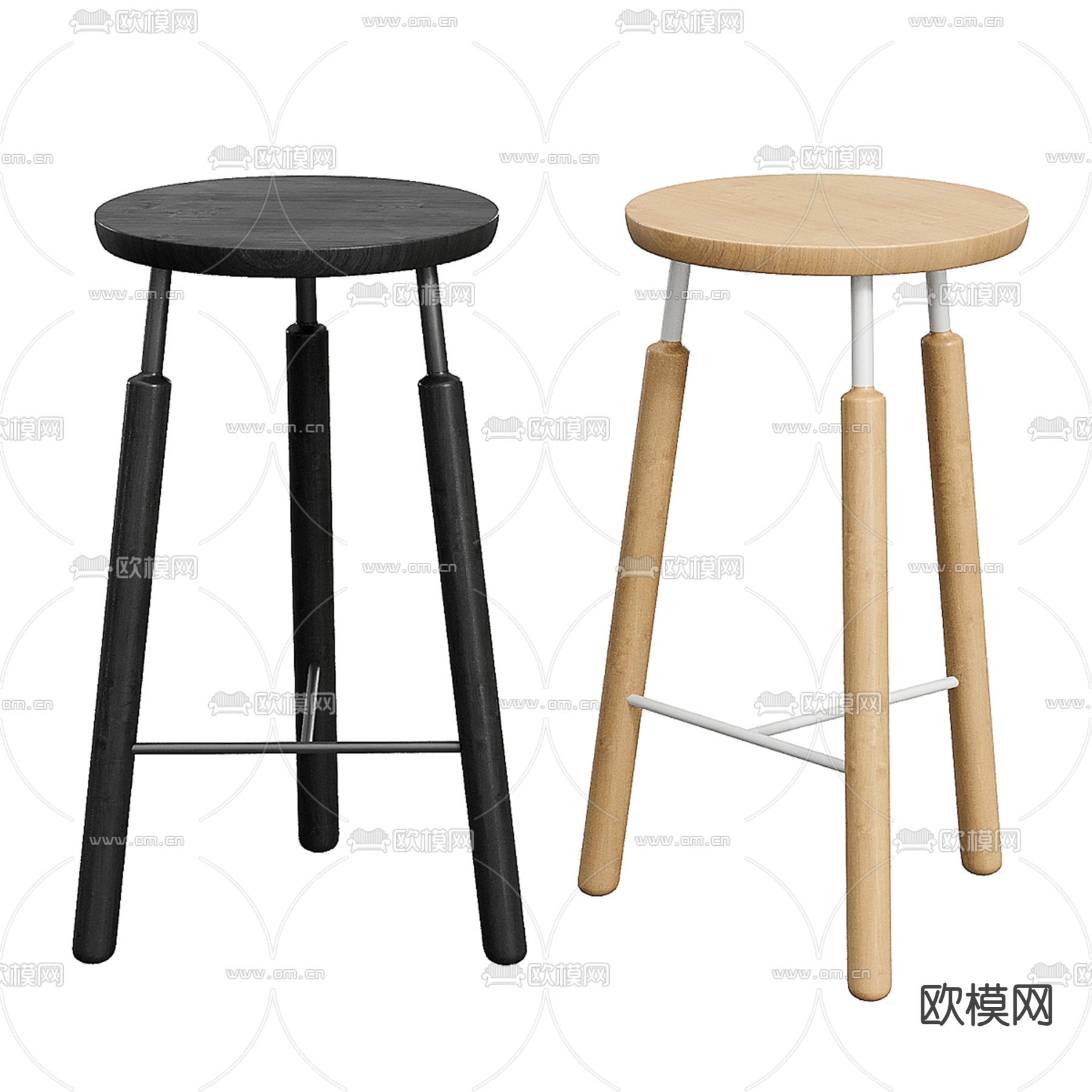 吧椅 吧凳3d模型下载