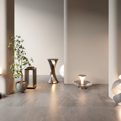  景观灯 户外灯 草坪灯su模型 