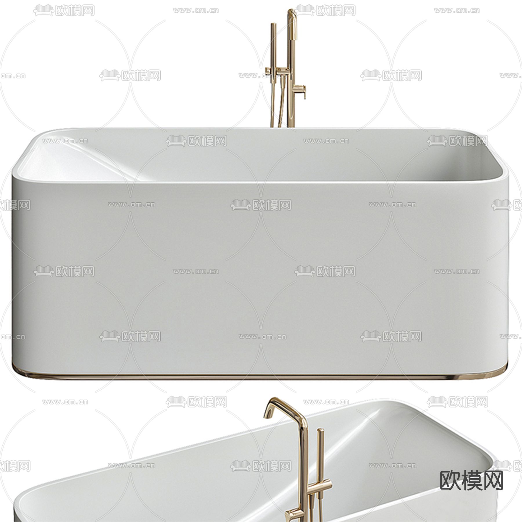 浴缸3d模型下载