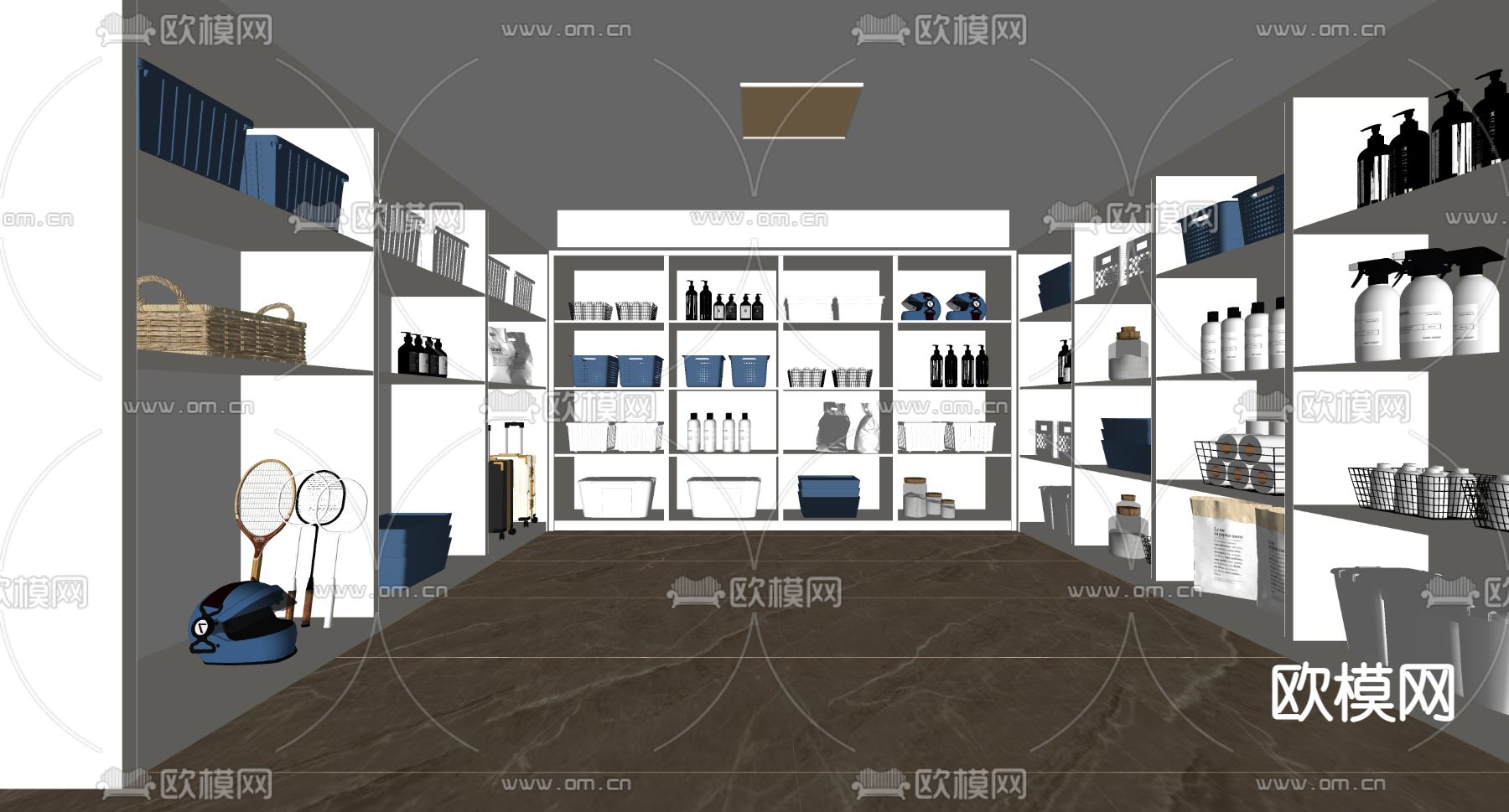 储物间 储藏间 仓库su模型下载（渲染图2）