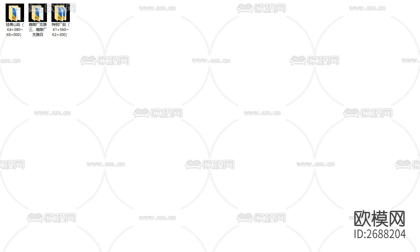 防洪护岸cad施工图下载（渲染图3）