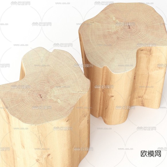 边几 角几 圆几3d模型下载(渲染图5)