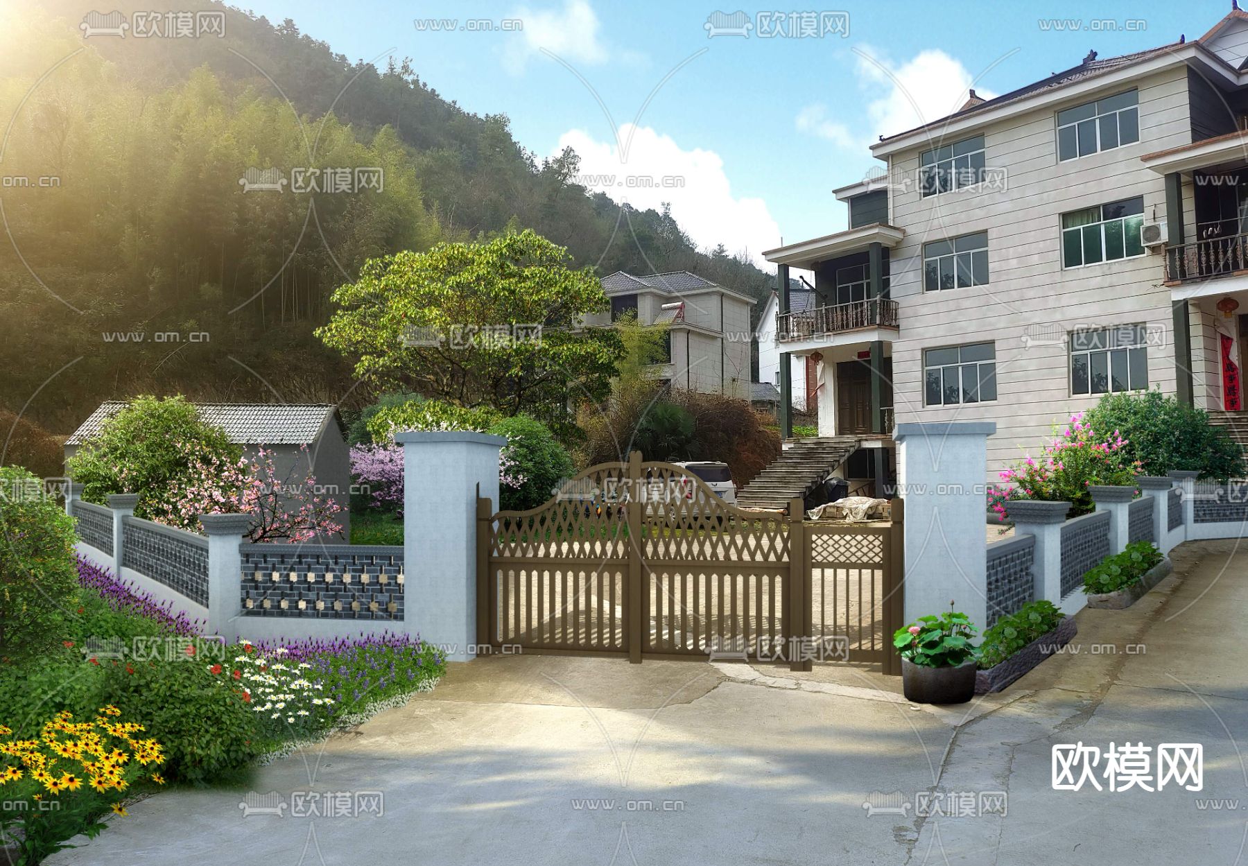 农民房 自建房psd下载