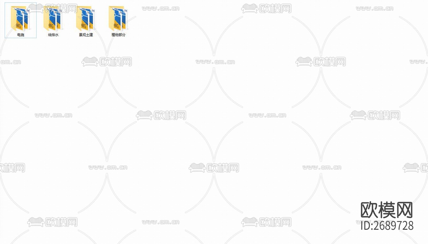 住宅小区cad施工图下载（渲染图5）