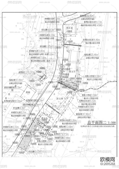 沿線鄉(xiāng)村振興整治項(xiàng)目CAD施工圖下載(渲染圖1)