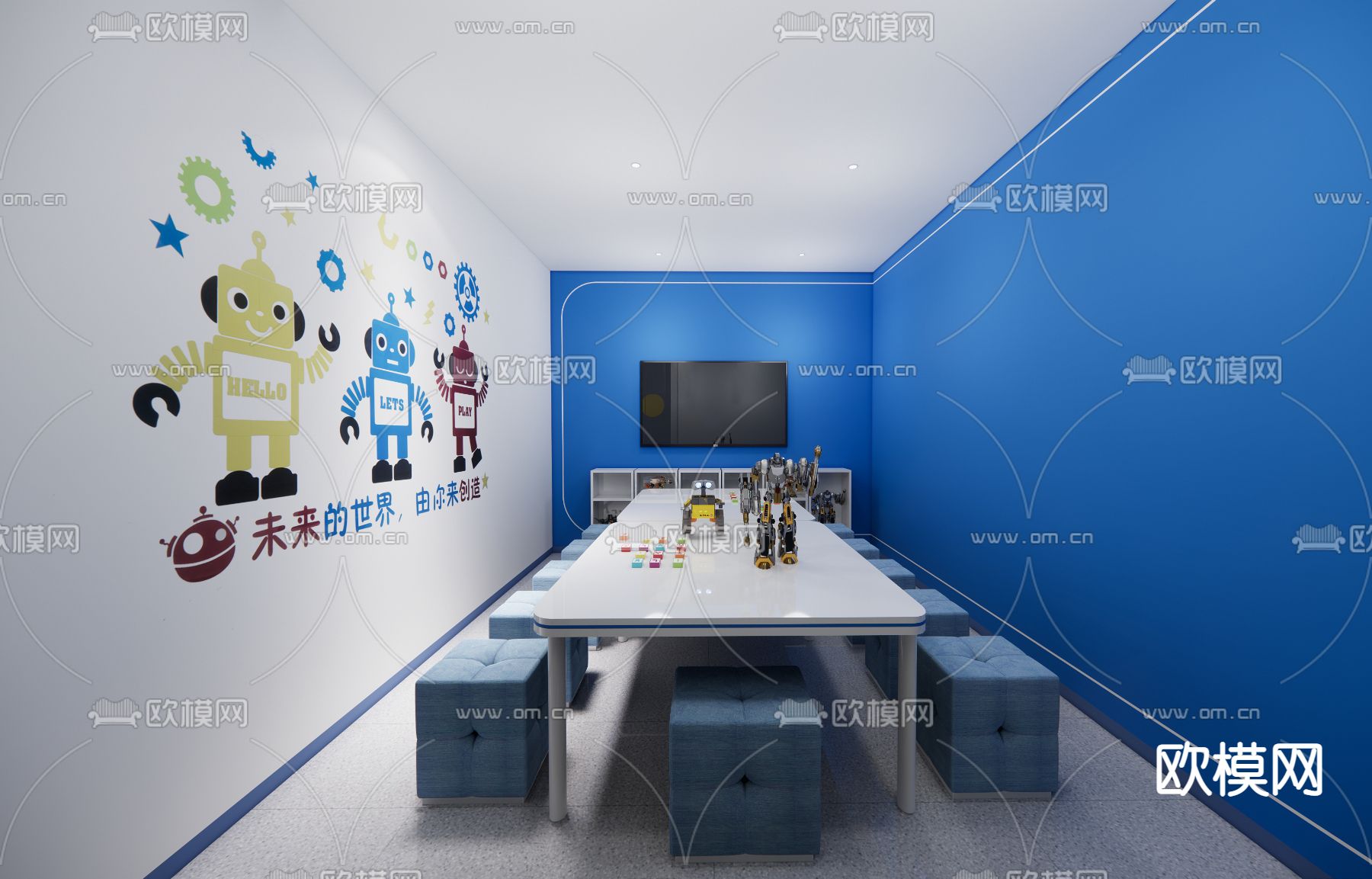 教育科技培训su模型下载（渲染图5）