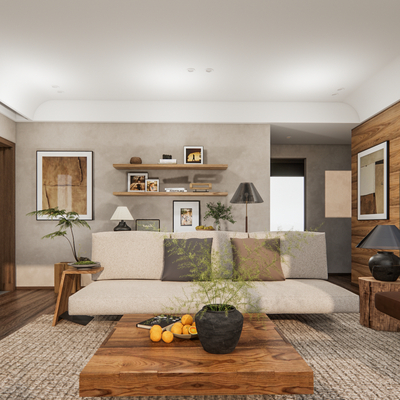  侘寂风民宿su模型 