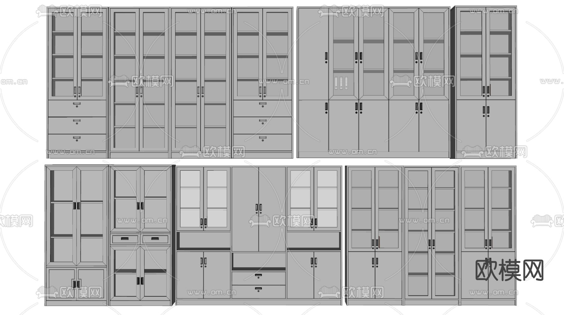 文件柜su模型下载（渲染图2）
