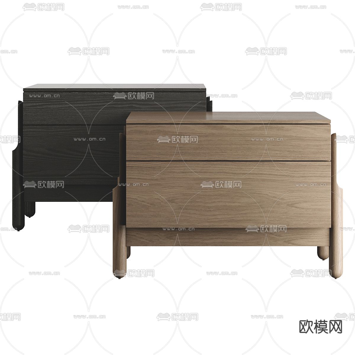 minotti 床头柜3d模型下载（渲染图2）